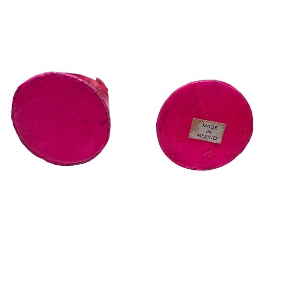 De Sela Angel Christmas Ornament Paper Mache Styrofoam Mexico Vintage Set of 2 - Picture 9 of 10